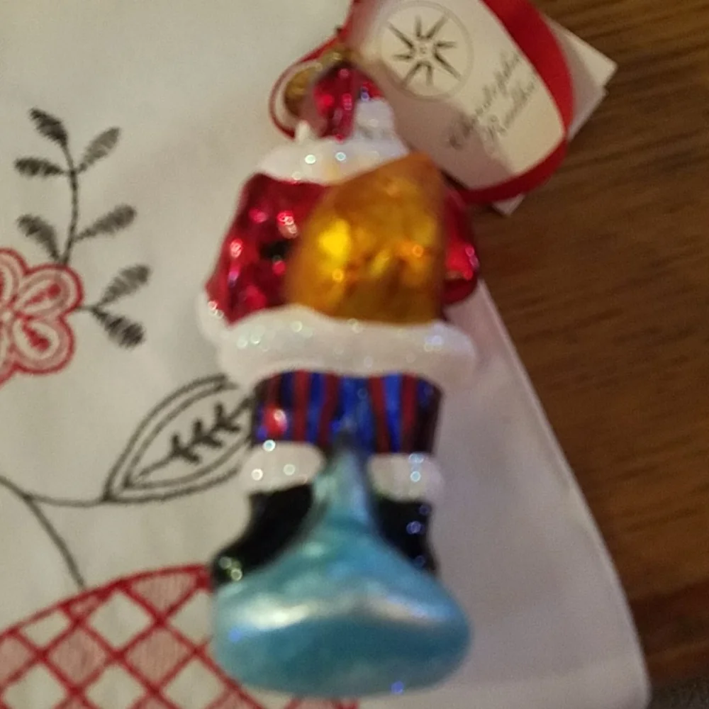 Christopher Radko Santa Claus Joy Ornament with tags